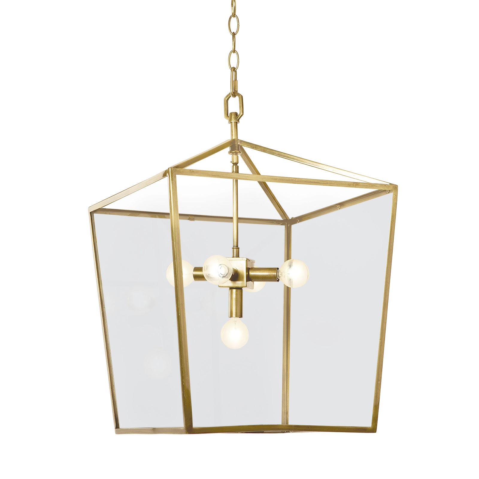Camden Lantern Natural Brass Regina Andrew Detroit